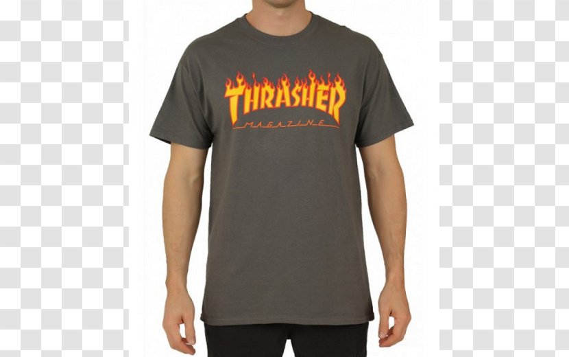 T-shirt Thrasher Presents Skate And Destroy Zumiez Skateboard - Magazine Transparent PNG