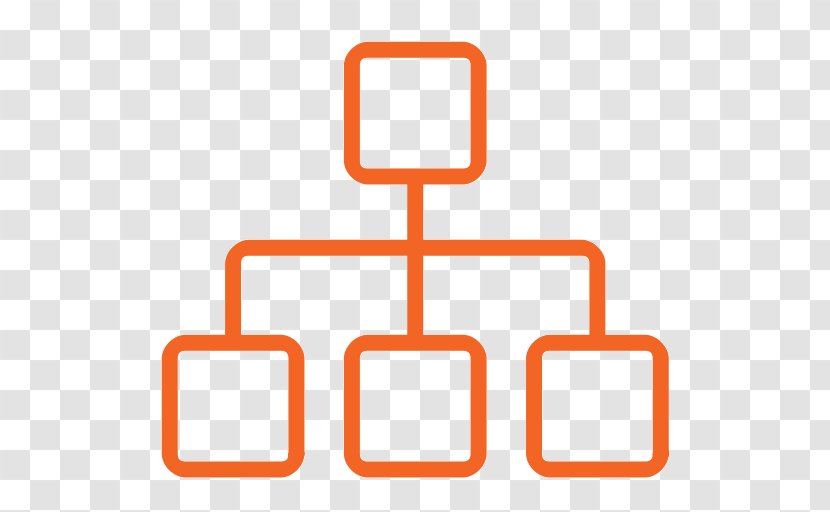 Hierarchical Organization Chart - Rectangle - Management Transparent PNG