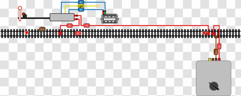 Track Railway Signal Märklin Analog Alternating Current - Technology Transparent PNG