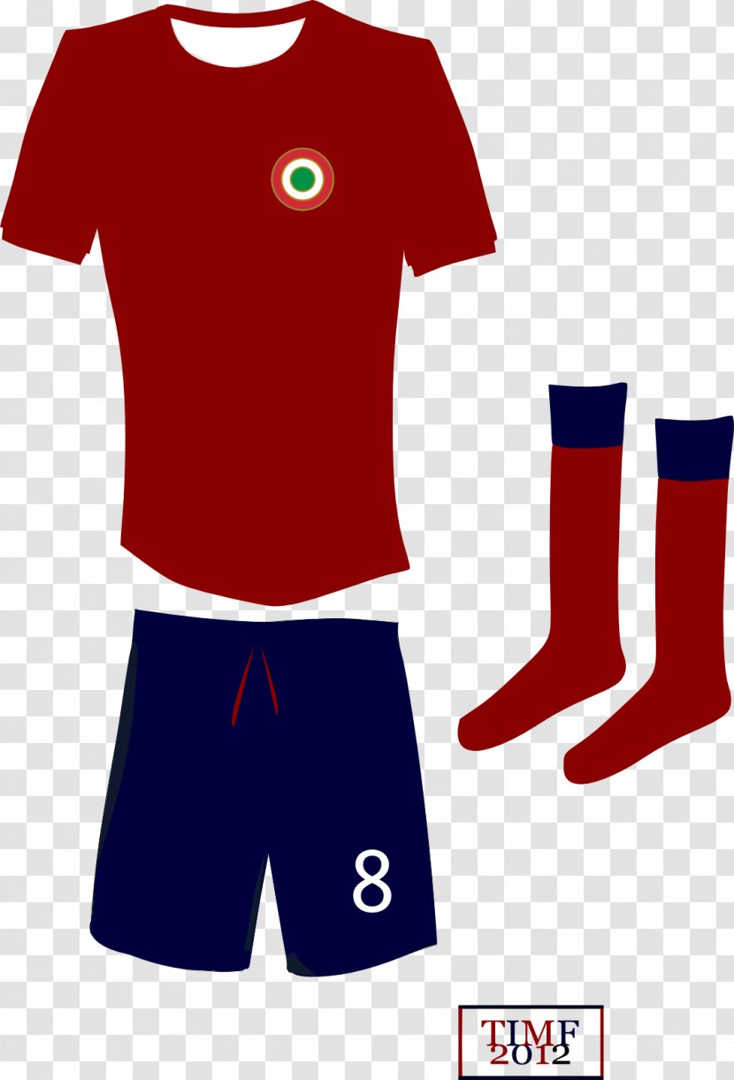 Sports Fan Jersey T-shirt Italy Shorts - Active - Shirt Transparent PNG