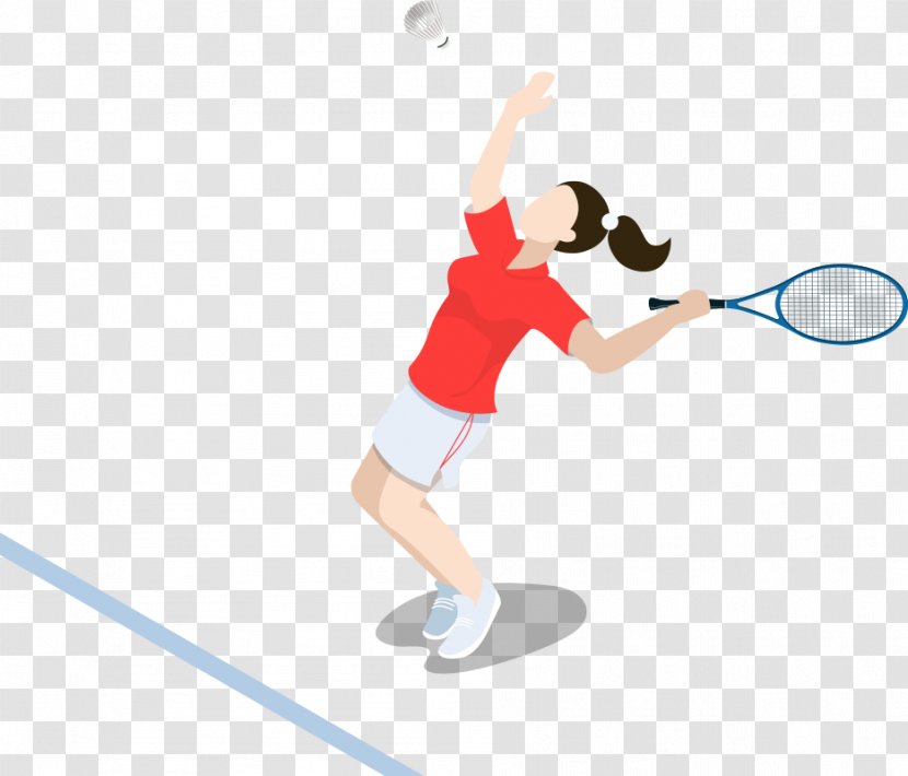 Badminton Euclidean Vector - Tennis Racket Accessory - Players Transparent PNG