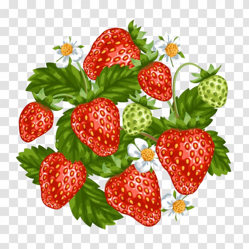 Strawberry - Food - West Indian Raspberry Rubus Transparent PNG