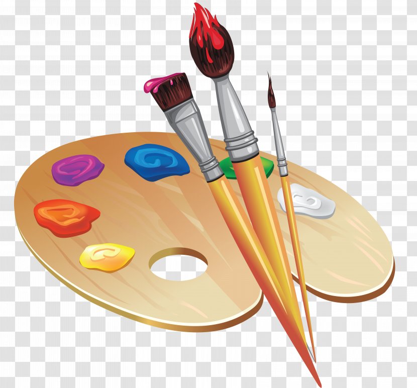 Palette Painting Art - Paint - Artwork Transparent PNG