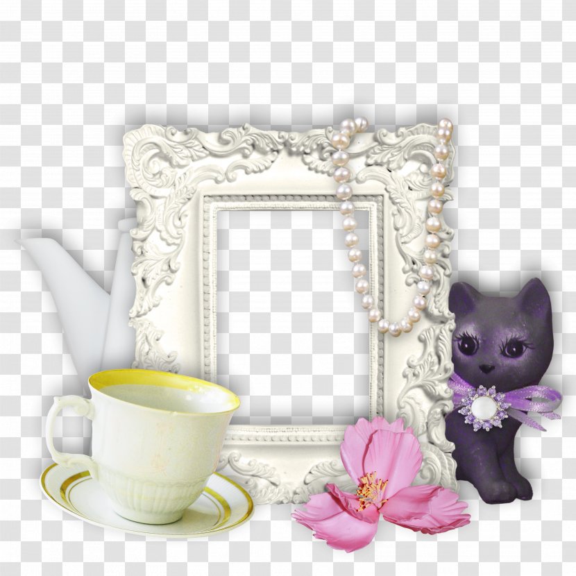 Cat Coffee Cup Picture Frames - Teapot - Glass Wooden Frame Transparent PNG