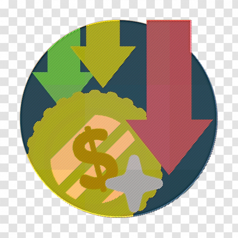 Loss Icon Decrease Icon Money Icon Transparent PNG