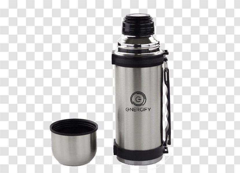 Thermoses Mug Stainless Steel Thermal Insulation Water Bottles - Lid Transparent PNG