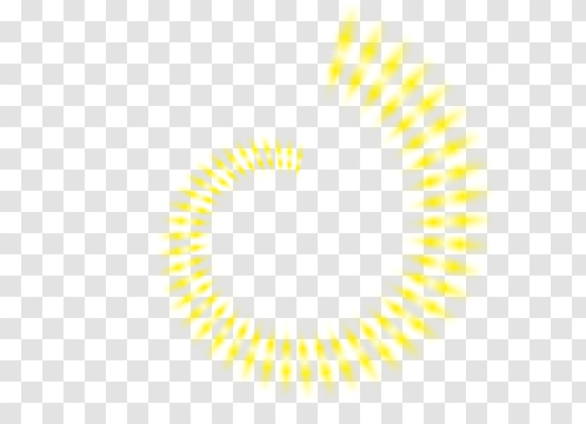 Yellow Circle Font - Point - Luces Transparent PNG