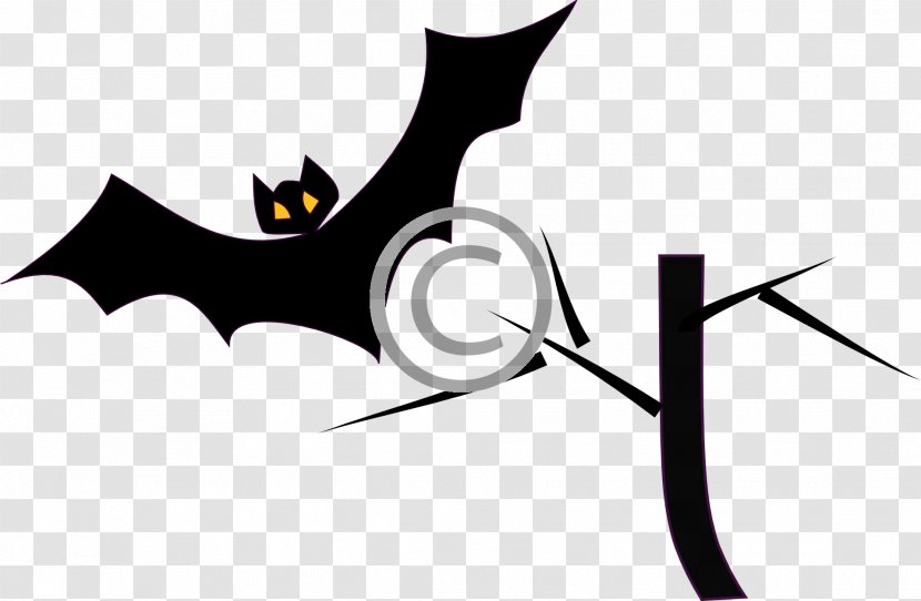 Bat YouTube Clip Art - Black And White - Halloween Transparent PNG