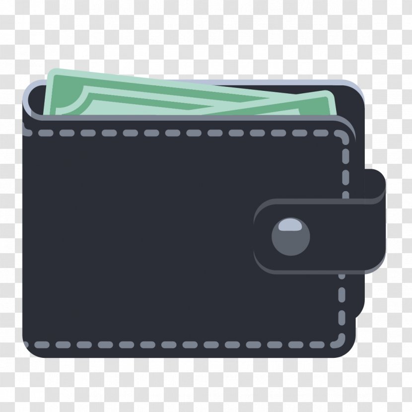 Wallet Stock Photography Drawing Illustration - Vector Black Transparent PNG