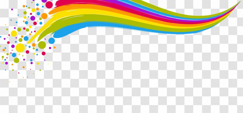 Rainbow Computer File - Bridge - Vector Lines Transparent PNG