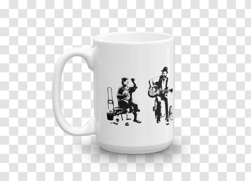 Working On Wall Street Coffee Cup Mug Ceramic - Late Night With Seth Meyers - Watercolor Spoon Transparent PNG