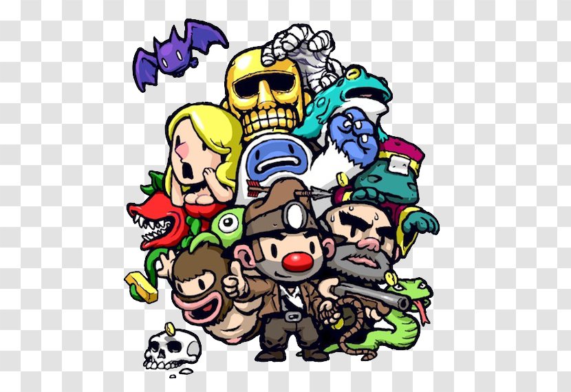 Spelunky Video Game Mossmouth PlayStation Vita - Apple Music - Tommy Refenes Transparent PNG