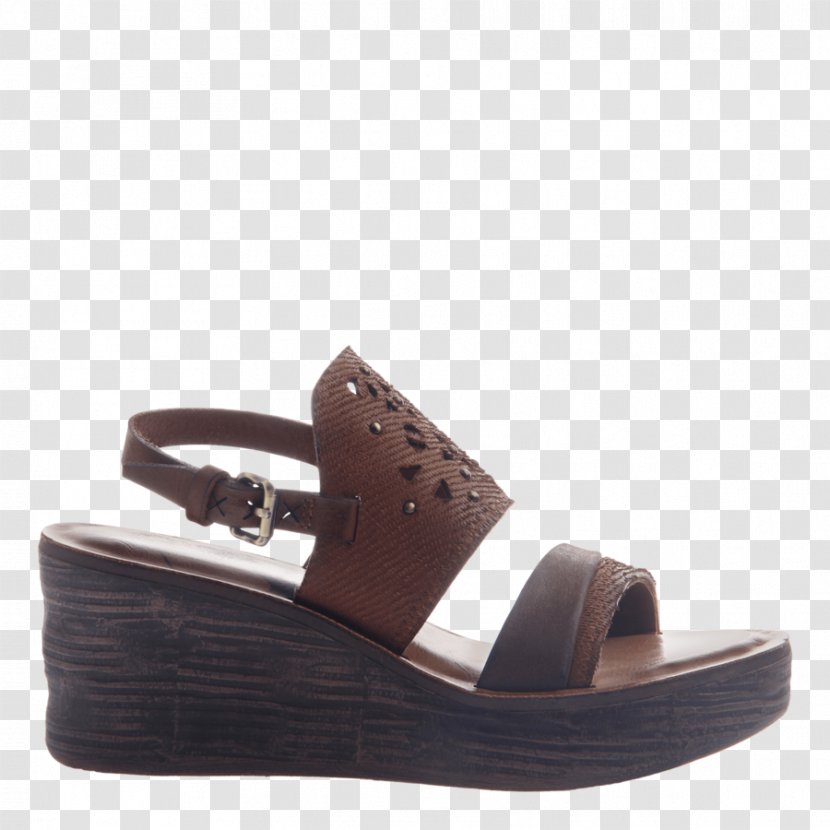 OTBT Women's Hippie Wedge Sandal Leather Shoe Slide - Outdoor Transparent PNG