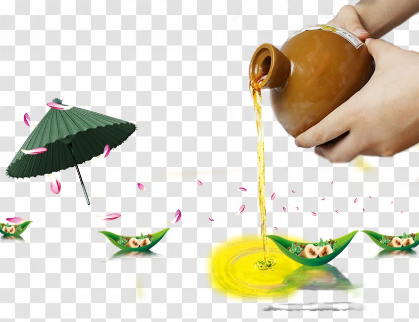 Zongzi Leaf Boat - Designer - Chinese Style Dumplings Leaves Background Material Transparent PNG