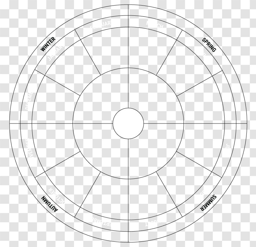 Drawing Circle White - Line Art - Zodiac Astrological Transparent PNG