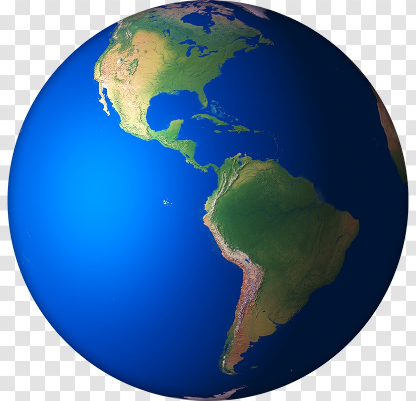 Earth World Globe Sporcle Map - 3D-Earth-Render-02 Transparent PNG