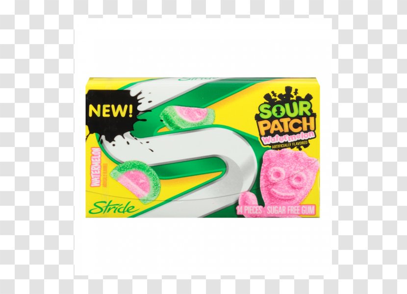 Chewing Gum Sour Patch Kids Gummi Candy Stride - Base Transparent PNG