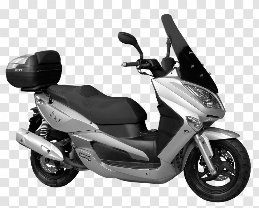 Scooter Wheel Honda Elite Motorcycle Motor Vehicle - Automotive System Transparent PNG