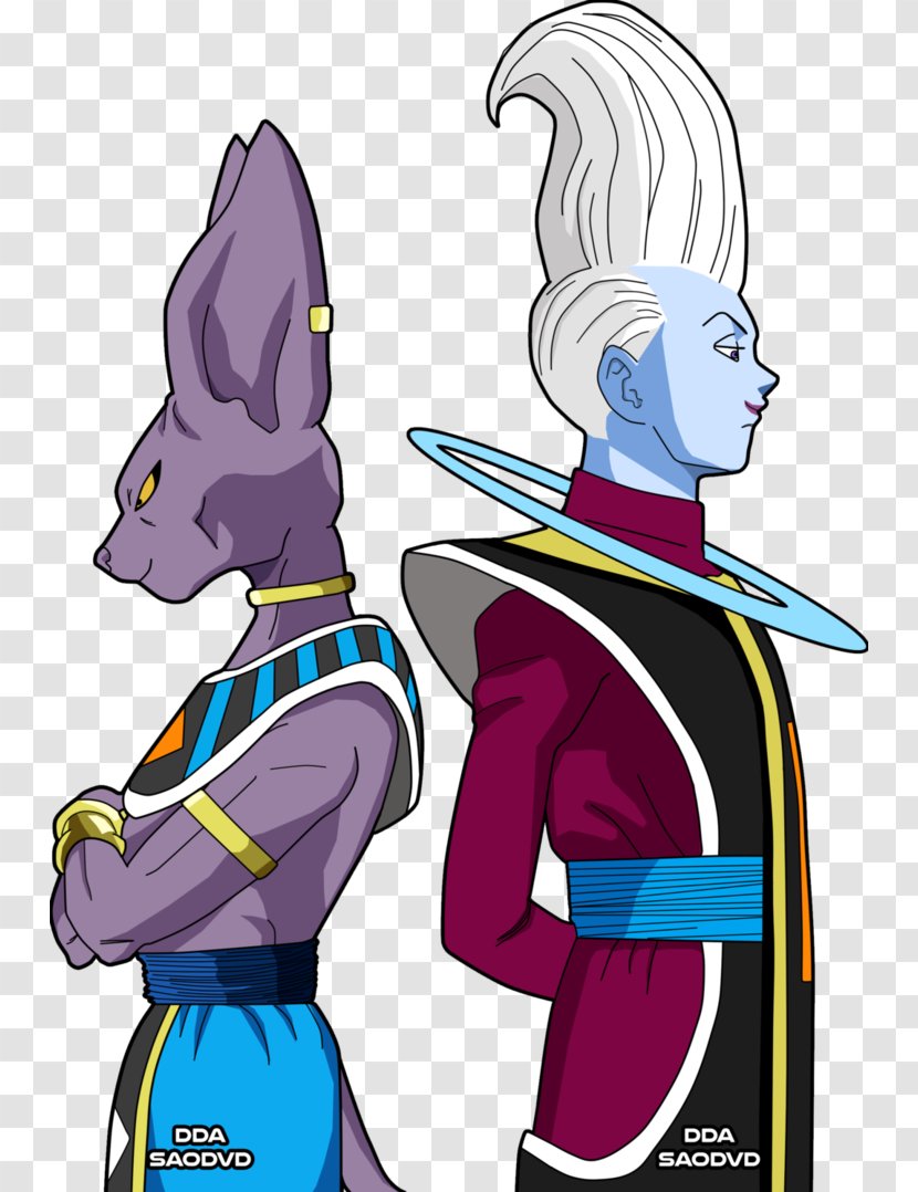 Whis Beerus Goku Vegeta Gohan - Purple - Bills Transparent PNG