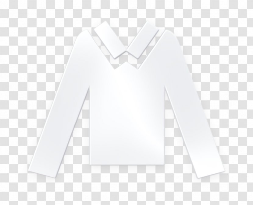 Clothes Icon Clothing Elegant - Collar - Longsleeved Tshirt Outerwear Transparent PNG