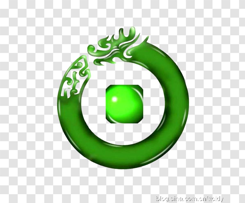 Jade Chinese Dragon Icon - Logo - Green Transparent PNG