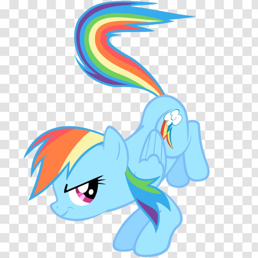 Pony Rainbow Dash Machine Horse - Watercolor Transparent PNG