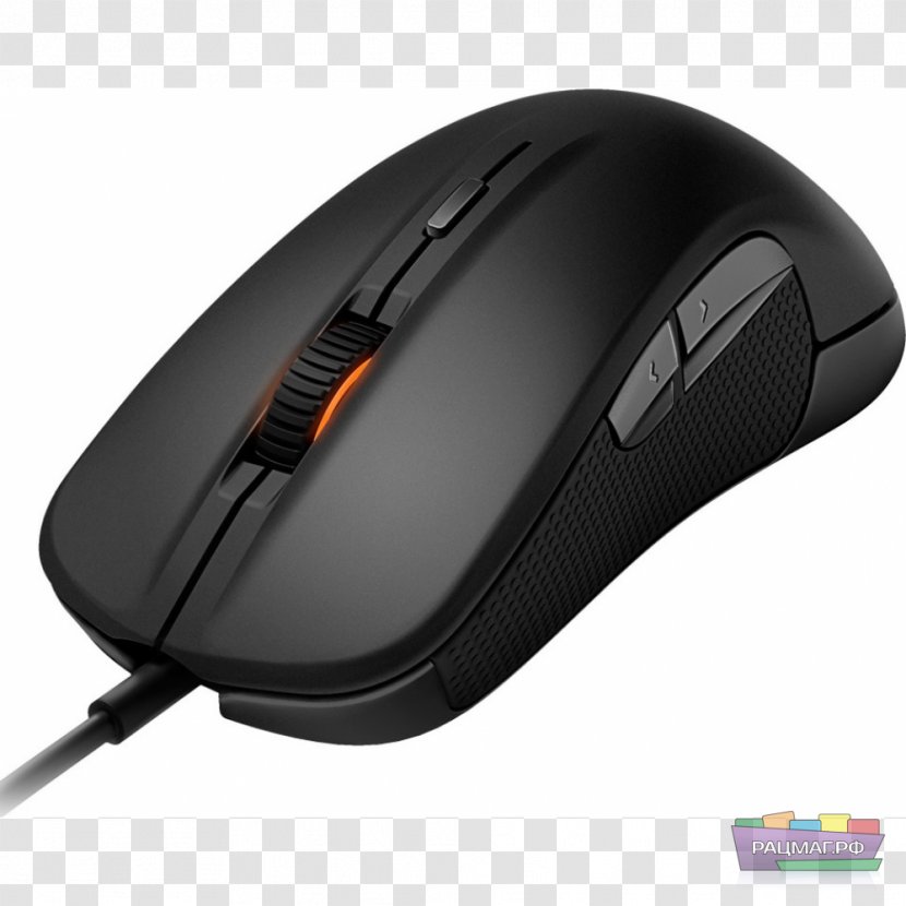 Computer Mouse Keyboard SteelSeries Rival 300 - Usb Transparent PNG