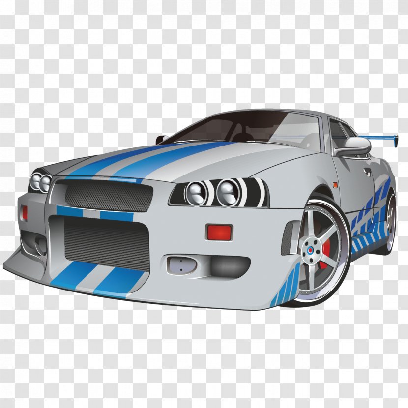 Sports Car Adobe Illustrator - Racing - Beautifully Transparent PNG