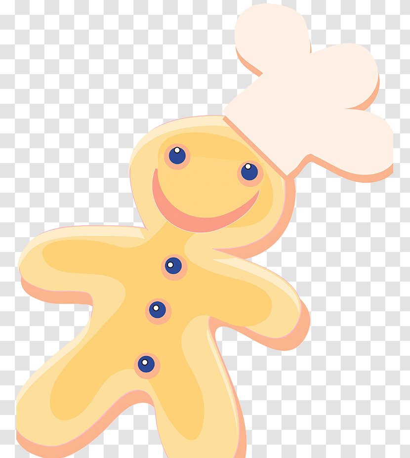Gingerbread Man Christmas Pastry - Flower Transparent PNG