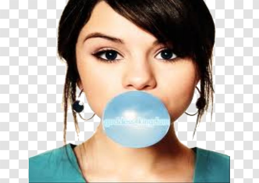 Selena Gomez Chewing Gum Bubble Photography - Flower Transparent PNG