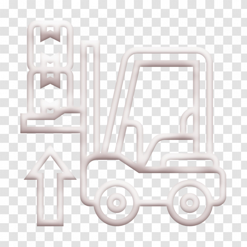 Forklift Icon Industrial Process Icon Transparent PNG