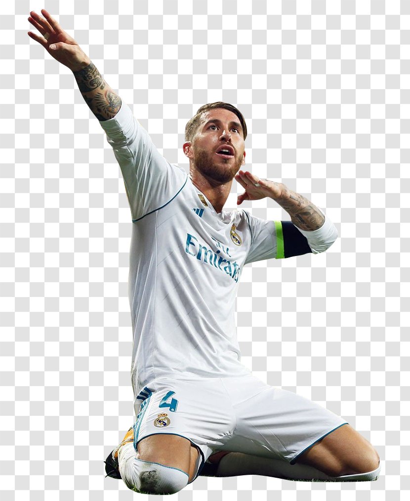 Sergio Ramos Real Madrid C.F. UEFA Champions League Football Player - Cristiano Ronaldo Transparent PNG