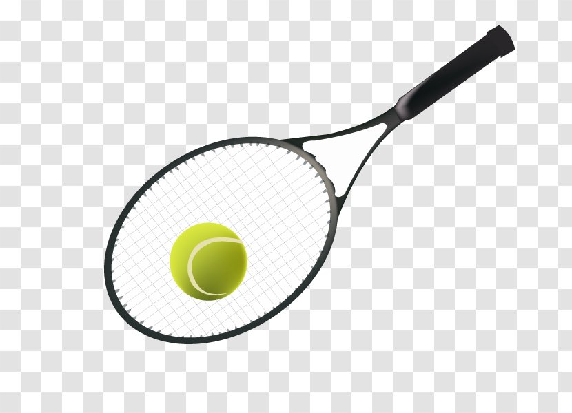 Strings Racket Tennis Rakieta Tenisowa - Rackets - Vector Transparent PNG