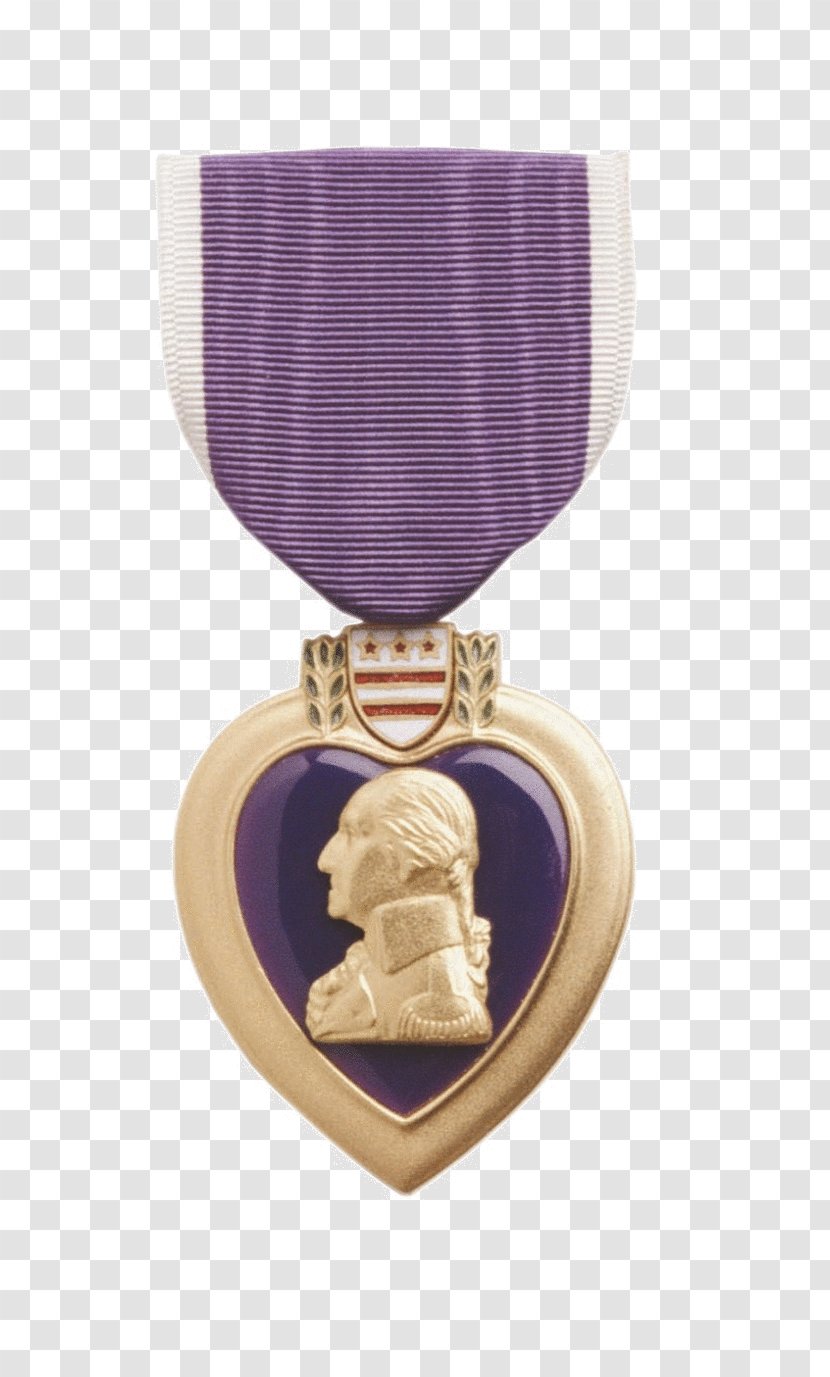 Military Order Of The Purple Heart Second World War Texas Medal - Jewellery Transparent PNG