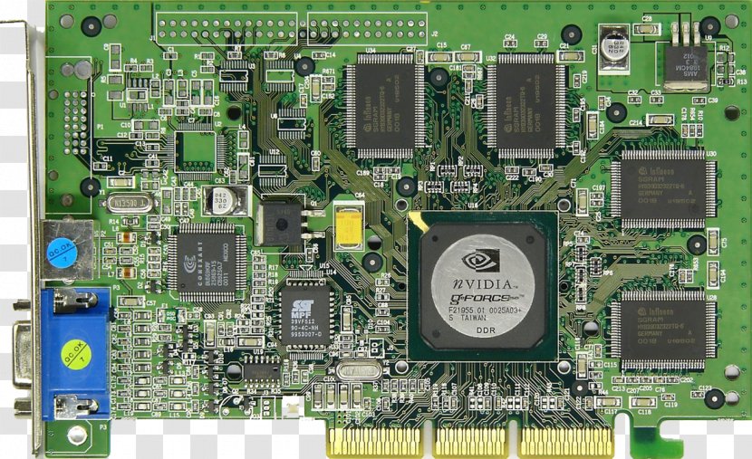 Graphics Cards & Video Adapters Processing Unit GeForce 256 Nvidia - Electronic Device Transparent PNG