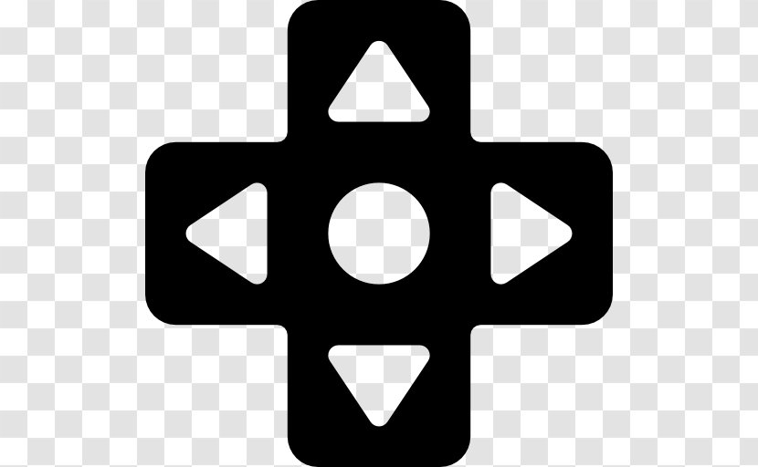 Game Controllers Clip Art - Black And White - Gamepad Transparent PNG