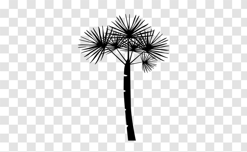 Silhouette Arecaceae - Tree Transparent PNG