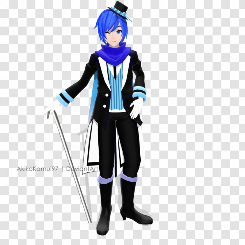 Kaito Vocaloid Kagamine Rin/Len MikuMikuDance Hatsune Miku - Silhouette Transparent PNG