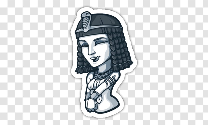 Cleopatra Sticker Telegram Ancient Egypt Android - Gonepteryx Transparent PNG