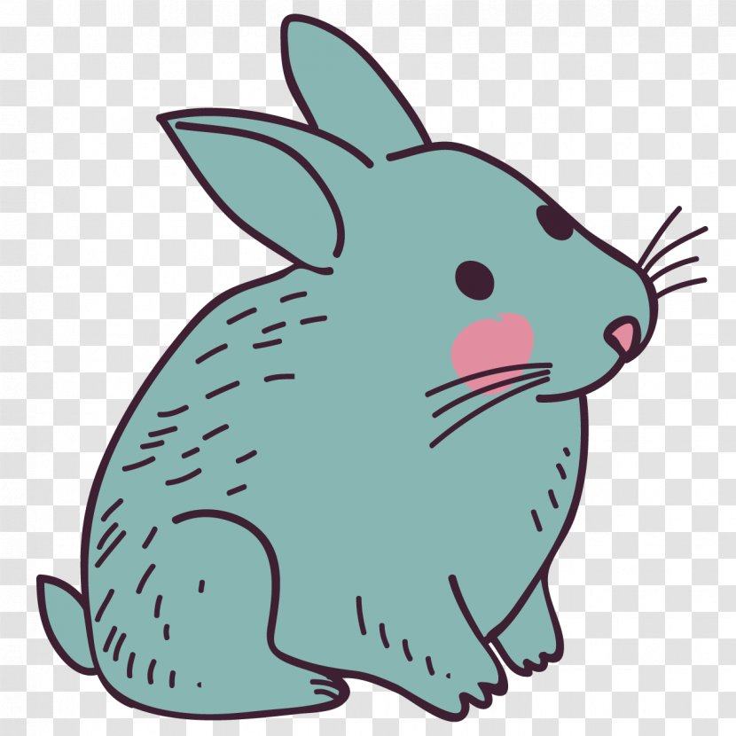 Euclidean Vector - Tail - Cute Bunny Transparent PNG