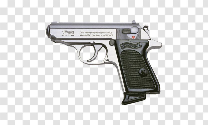 Pistolet Walther PPK Carl GmbH .380 ACP PK380 - Firearm - Weapon Transparent PNG
