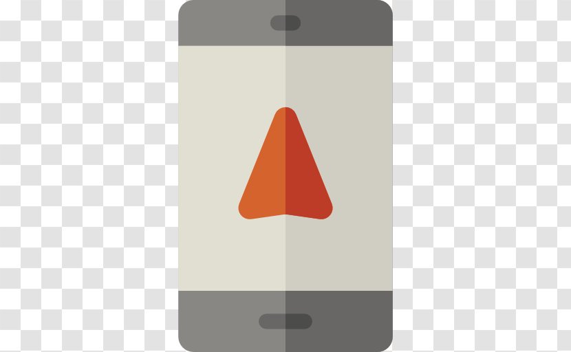 Rectangle Triangle Orange - Navigation Transparent PNG