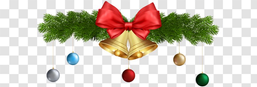 Christmas Tree Ornament Jingle Bell Clip Art - Decor Transparent PNG
