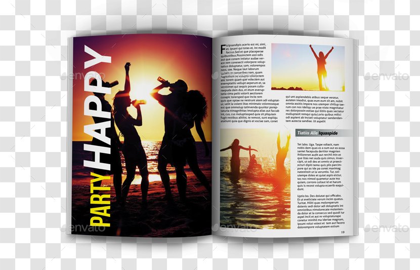 Magazine Graphic Design Diseño Editorial Template - Tourism Transparent PNG