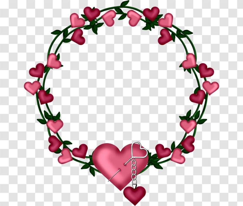 Clip Art Heart Wreath Image - Flower Transparent PNG