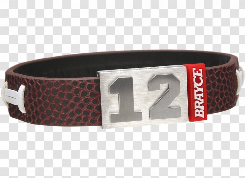 American Football Bracelet Wristband Belt Jewellery - Red Transparent PNG