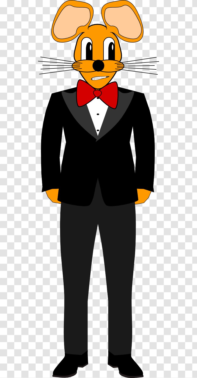 Computer Mouse Clip Art - Fictional Character - Tuxedo Transparent PNG