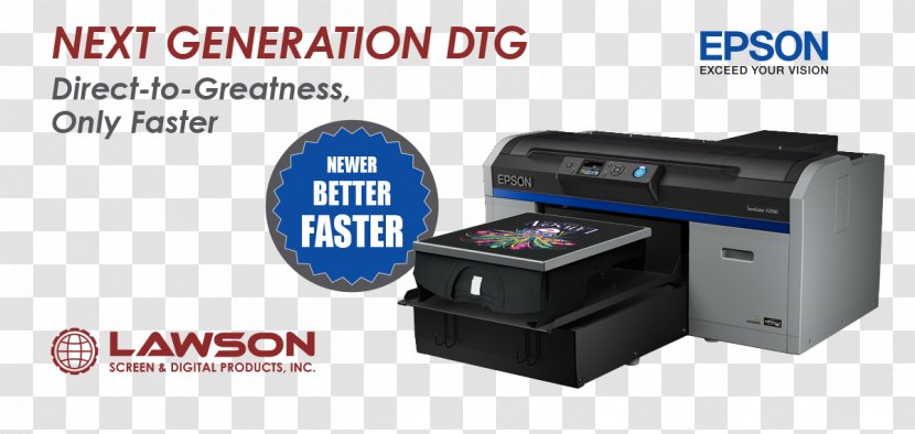 Direct To Garment Printing Epson Printer T-shirt - Sewing Machines Transparent PNG