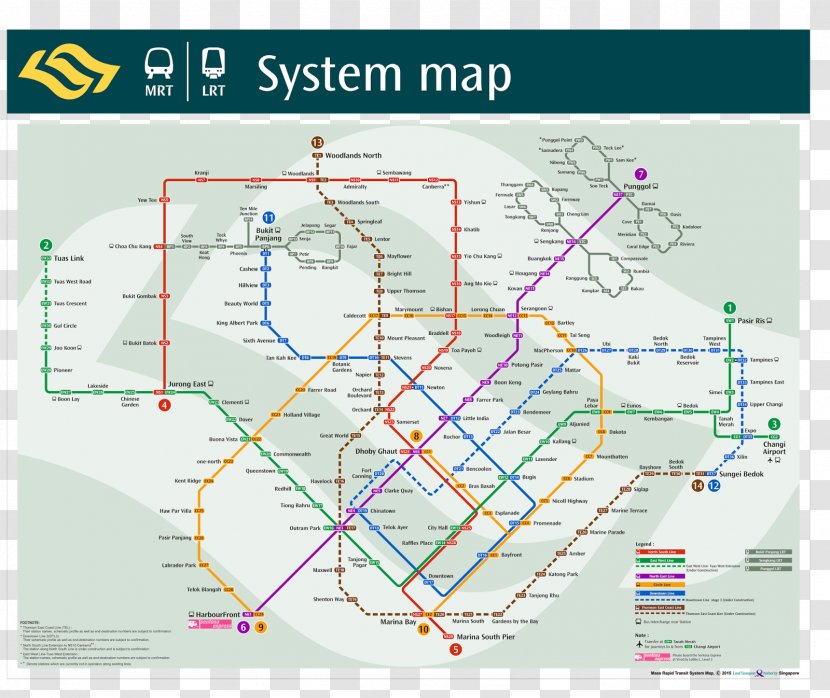 Train Bukit Panjang MRT/LRT Station Mass Rapid Transit Map Transparent PNG
