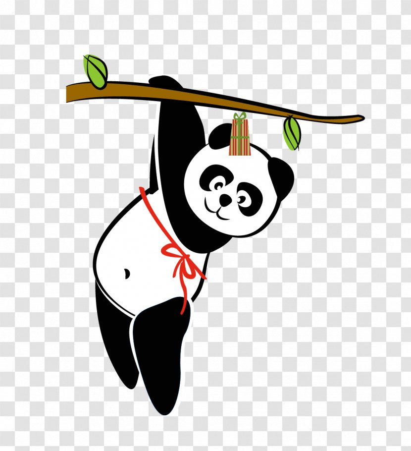 Giant Panda Cartoon Cuteness - Comics - Vector Transparent PNG